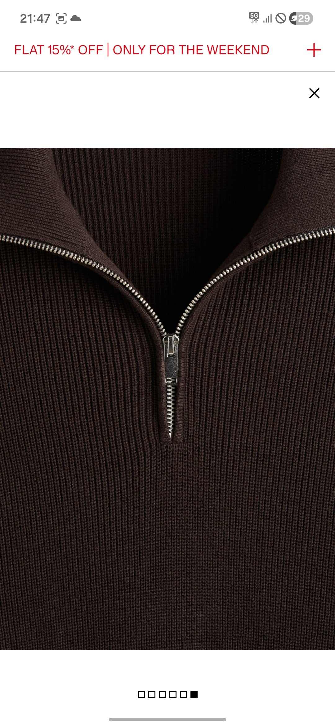 Polo full sleeve zipper